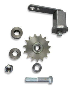 Chain tensioner w/tensioning elem Rosta incl chain wheel 15t